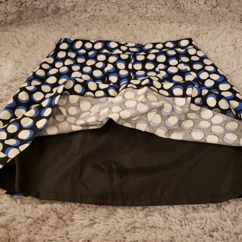 Loft Dot Pattern Fully Lined Skirt - image 2